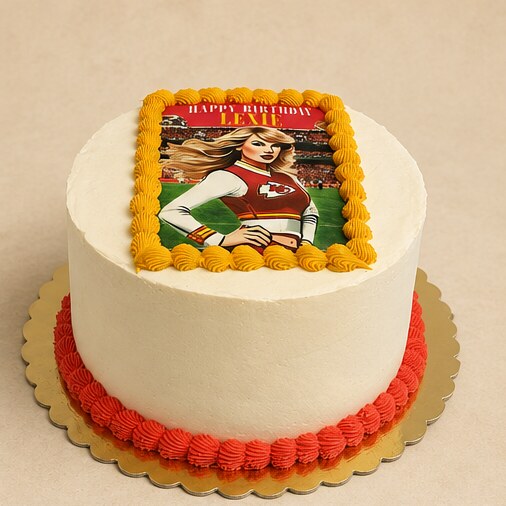 Game Day Birthday cake