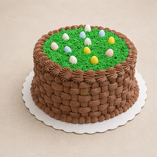 Easter Basket Garden cake