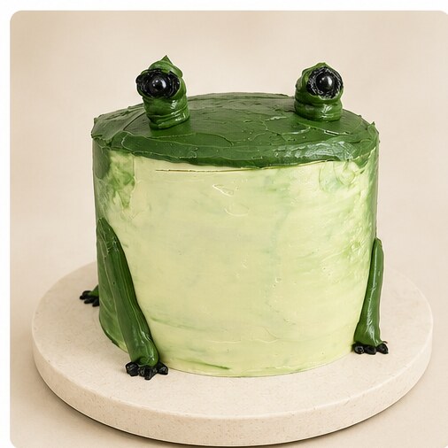Friendly Frog Cake cake