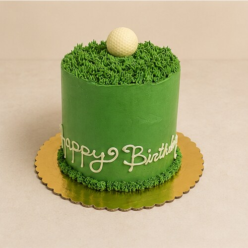 Golf Green Birthday cake