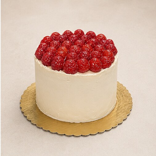 Raspberry Crown Petite cake