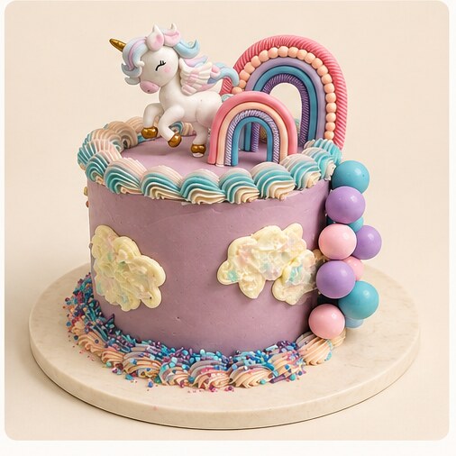 Pastel Unicorn Dream cake